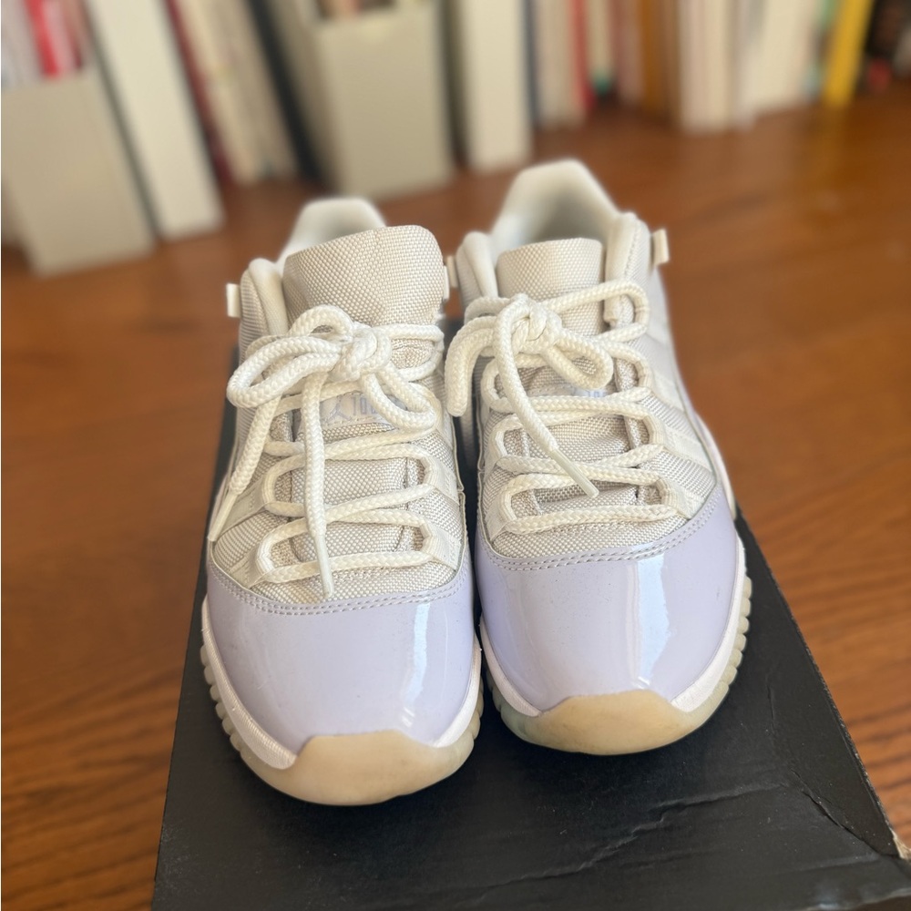 Nike Air Jordan 11 Retro Low "Pure Violet" White Womens Sneakers